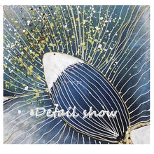 Laden Sie das Bild in den Galerie-Viewer, Wedding decoration pure Hand-painted High Quality Abstract beautiful line flowers Canvas Oil Painting for living room unframed