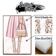 Cargar imagen en el visor de la galería, Moda chica tacones altos lápiz labial Perfume carteles nórdicos e impresiones cuadro sobre lienzo para pared cuadros para decoración para sala de estar