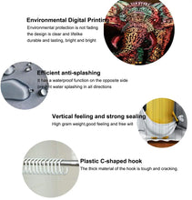 Загрузите изображение в программу просмотра галереи, Занавеска для душа в ванной с мультяшным узором «Жук-рок»