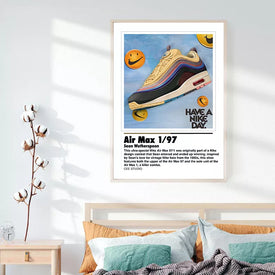 Tendencias de moda, zapatillas de aire, póster Vintage, pintura en lienzo, regalo para novio, zapatos deportivos, impresión artística, imagen de pared, decoración de habitación de niños