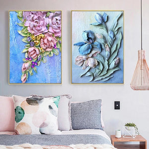 Nordic Modern Style Flower Poster Home Decoration Canvas Painting Wall Art Posters And Prints Murals For Living Room Decoration