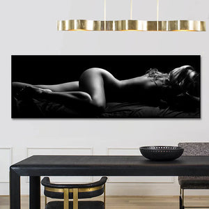 Modern Nude Art Posters and Prints Sexy Woman Canvas Painting Body Art Decorative Painting Living Room Wall Picture Home Decor