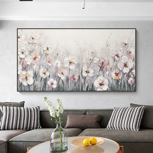 Hand painted canvas oil paintings modern wedding decor flowers oil Painting Wall art Picture for living room home decor bedroom