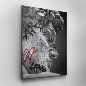 abstract Greek Statue Plaster Sculpture Canvas Painting Artwork David Art Posters and Prints Wall Pictures for living room Decor