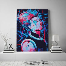 Load image into Gallery viewer, Nordic Posters Wall Art Canvas Painting HunterxHunter Hisoka Morow HxH Anime Canvas Art Canvas Painting For Living Room Decorati