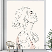 Laden Sie das Bild in den Galerie-Viewer, Abstrakte psychedelische Szene Linie Männer und Frauen Home Art Dekoration Mandala Wandteppich Hippie Bohemia dekoratives Laken Yogamatte