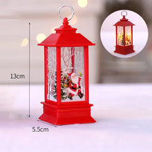 Laden Sie das Bild in den Galerie-Viewer, Neue Weihnachtslaterne, alter Mann, Schneemann, Elch, Retro-Hängekerzenhalter, Weihnachtsbaum-Dekoration, Weihnachtsgeschenk, Heimdekoration