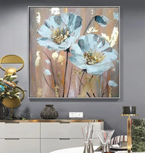 Laden Sie das Bild in den Galerie-Viewer, beautiful pictures of flowers for home wall decoration Handmade canvas oil painting acrylic poster for living room sofa bedroom