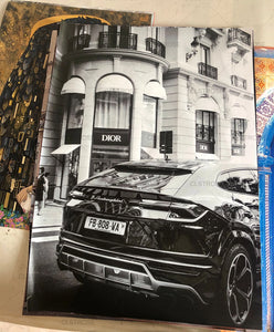 French Sreet Fashion Sports Car Poster Nordic Luxury Brand Shop Wall Art Canvas Painting Modern Black White Pictures for Decor