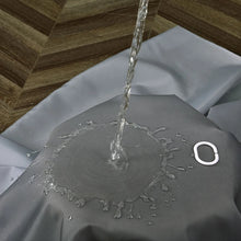 Laden Sie das Bild in den Galerie-Viewer, Weiße Duschvorhänge, einfarbig, Badezimmer-Vorhang, Polyester-Stoff, verdickt, wasserdicht, schimmelfest, Trennwand, Bad-Vorhang