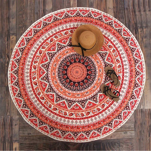 Bohemian Mandala Wall Hanging Tapestry Psychedelic Bedding Indians Hippie Tapestry Summer Beach Throw Rug Blanket Tablecloths