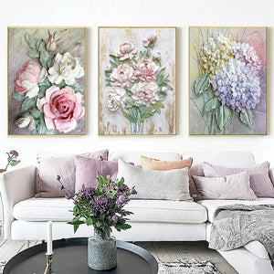 Nordic Modern Style Flower Poster Home Decoration Canvas Painting Wall Art Posters And Prints Murals For Living Room Decoration