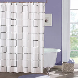 Bathroom Shower Curtain 3D Waterproof Hook Mildew Proof PEVA Curtains Bath Curtain Home Environmental Toilet Door Curtain