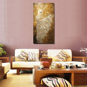 Free Shipping Handpainted Abstract dancing woman Oil Painting On Canvas art Pictures For Living Room home Decoration no Framed