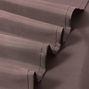 Cortina de ducha de tela pesada: cortina resistente al moho, repelente al agua y lavable, forro de cortina de ducha marrón