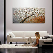 Carica l&#39;immagine nel visualizzatore della Galleria, Mintura Hand-Painted Flower oil painting modern oil painting on Canvas,abstract painting  pop art cheap modern painting Wall Art