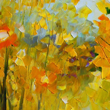 Load image into Gallery viewer, Big size 100% Handpainted Oil Painting On Canvas knife roadside trees view Wall Art picture for Room home Decoration