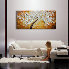 Carica l&#39;immagine nel visualizzatore della Galleria, Mintura Hand-Painted Flower oil painting modern oil painting on Canvas,abstract painting  pop art cheap modern painting Wall Art