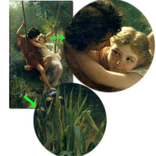 Cargar imagen en el visor de la galería, Pósteres de primavera del pintor francés Pierre Auguste Cot impresos en lienzo, arte de pared, pintura famosa para decoración para sala de estar