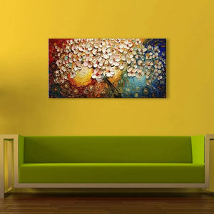 Mintura Hand-Painted Flower oil painting modern oil painting on Canvas,abstract painting  pop art cheap modern painting Wall Art