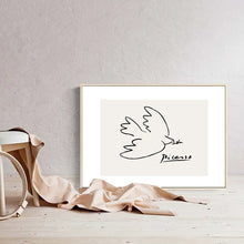 Carica l&#39;immagine nel visualizzatore della Galleria, Picasso Matisse Art Line Drawing Poster Abstract Minimalista Wall Art Stampa su tela Famoso dipinto Moder Immagine decorativa