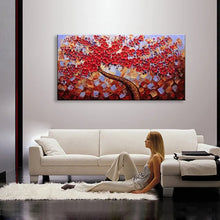 Carica l&#39;immagine nel visualizzatore della Galleria, Mintura Hand-Painted Flower oil painting modern oil painting on Canvas,abstract painting  pop art cheap modern painting Wall Art