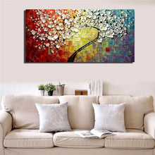Carica l&#39;immagine nel visualizzatore della Galleria, New 100% Hand-painted Abstract Oil Painting modern tree 3D Knife flower Painting on the Canvas Pictures wall Art Home Decoration