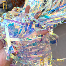 Cargar imagen en el visor de la galería, Precioso telón de fondo, cortinas de oropel con flecos, cortina de papel de aluminio, unicornio, Baby Shower, boda, decoración de fiesta de cumpleaños, accesorios para fotomatón