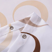 Загрузите изображение в программу просмотра галереи, Занавеска для душа с круговым принтом, геометрическая водонепроницаемая занавеска для ванной, ванная комната для ванны, чехол для купания, очень большой, широкий, 12 шт., крючки