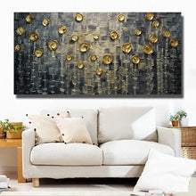 Charger l&#39;image dans la galerie, Hot sale 100% Handmade Abstract yellow tree oil Painting Wall art Pictures home Decor Oil Painting for living room on Canvans