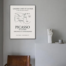 Carica l&#39;immagine nel visualizzatore della Galleria, Picasso Matisse Art Line Drawing Poster Abstract Minimalista Wall Art Stampa su tela Famoso dipinto Moder Immagine decorativa