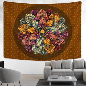 Tapiz de Mandala de elefante para colgar en la pared, Tapiz de brujería psicodélica india, Hippie, dormitorio, decoración del hogar