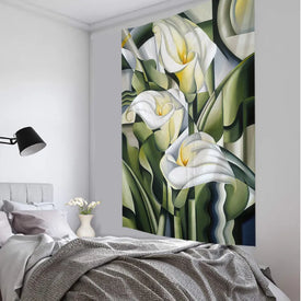 Ботанический гобелен с полевым цветком, настенный подвесной цветок, справочная таблица, богемные гобелены хиппи, красочный психоделический домашний декор