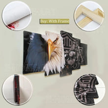 Laden Sie das Bild in den Galerie-Viewer, Wandkunst-Leinwandgemälde, 5-teilig, Weltraum-Universum, Mond, Sterne, Gemälde, modular, gerahmt, Leinwand, Heimdekoration, Poster für Wohnzimmer