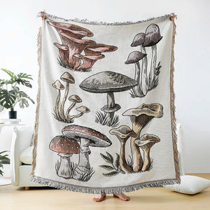Casual Blanket Carpet Decoration  Mushroom Carpet Sofa Cover Leisure Wallhanging Single Tapestry Sofa Blanket Throw Blankets