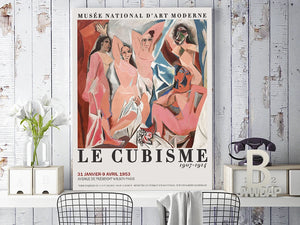 Affiche classique célèbre de Pablo Picasso, peinture sur toile rétro de Studio, tableau mural de la femme qui pleure, imprimés de décoration de salle de maison