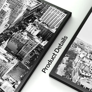 Cuadro sobre lienzo para pared, carteles nórdicos de la torre de París, puente de Brooklyn, impresiones en blanco y negro, imágenes de pared para decoración para sala de estar