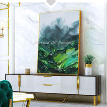 Carica l&#39;immagine nel visualizzatore della Galleria, Mintura Wall Pictures for Living Room,Home Decoration Handpainted Rich Texture Modern Abstract Art Thick Oil Paintings on Canvas
