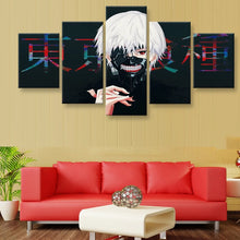 Load image into Gallery viewer, 5 Piece Canvas Tokyo Ghoul Anime Wall Art Canvas Painting HD Print Wall Art For Living Room Painting Home Decor