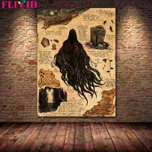 Load image into Gallery viewer, Dementor,Dragon,Basilisk Wall Art Canvas Painting Decoraitve Grey Wolf,Phoenix,Thestral Unicorn Poster And Print Decor Unframed