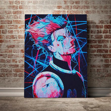 Load image into Gallery viewer, Nordic Posters Wall Art Canvas Painting HunterxHunter Hisoka Morow HxH Anime Canvas Art Canvas Painting For Living Room Decorati
