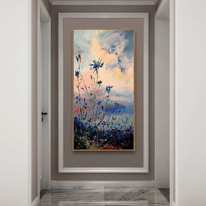 Home Decoration Wall Paintings 100% Hand Painted Modern Abstract Canvas Wall Art Flower Landscape Oil Painting Living Room Decor