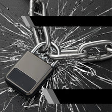 Cargar imagen en el visor de la galería, Candado de huella digital impermeable, casillero de seguridad inteligente sin llave, bloqueo de huella digital, carga USB antirrobo para bicicleta, gimnasio, casillero, equipaje