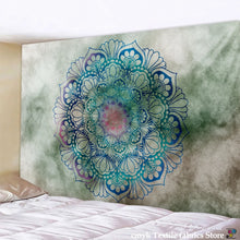 Carica l&#39;immagine nel visualizzatore della Galleria, Arazzo con mandala appeso a parete, spiaggia sabbiosa, coperta, coperta, tenda da campeggio, materasso da viaggio, arazzi bohémien