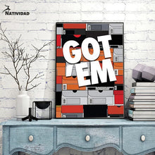 Carica l&#39;immagine nel visualizzatore della Galleria, Scatola di scarpe Poster Arte astratta Sfondo Stampa su tela Pittura Negozio di moda nordico Camera da letto Soggiorno Decorazione della casa Parete