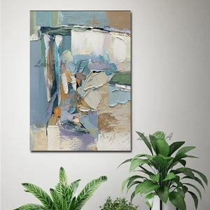 Cuadro sobre lienzo para pared Home Good, recién llegado, pintura al óleo abstracta con colores ricos, imagen moderna para sala de estar sin marco