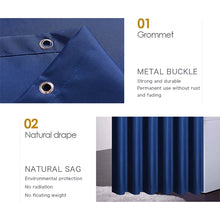 Laden Sie das Bild in den Galerie-Viewer, Weiße Duschvorhänge, einfarbig, Badezimmer-Vorhang, Polyester-Stoff, verdickt, wasserdicht, schimmelfest, Trennwand, Bad-Vorhang