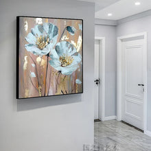 Laden Sie das Bild in den Galerie-Viewer, beautiful pictures of flowers for home wall decoration Handmade canvas oil painting acrylic poster for living room sofa bedroom