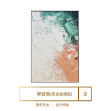 Carica l&#39;immagine nel visualizzatore della Galleria, Dipinto a olio semplice e moderno dipinto a mano, stile wabi-sabi, soggiorno, corridoio, dipinto decorativo tridimensionale, grande dipinto astratto di lino astratto