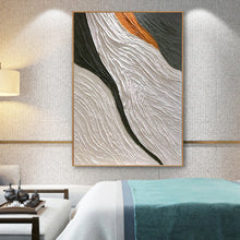 Cargar imagen en el visor de la galería, Pinturas al óleo pintadas a mano, pinturas de textura abstracta, pasillos de entrada simples, pinturas decorativas de pasillos, paredes de fondo de sala de estar, pequeñas pinturas colgantes frescas